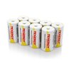 Tenergy Combo: 8pcs D Size 5000mAh NiCd Button Top Rechargeable Batteries
