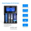 18650 Charger XTAR VC4H Battery Charger 4 Bays Updated 21700 Battery Charger USB C Charger Not Including Batteries (VC4H Charger)