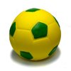 WantChew Soccer Latex Ball Dog Toy, Yellow with Green