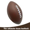LMC Products Brown Foam Football for Kids - 9 ½ inch Foam Football, Soft Kids Football