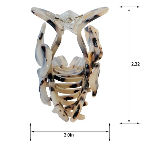 Ailiya Hair Claw Clips, French Hair Pin for Thick Hair Handmade, Girls Hair Claw Clips, Durable Hair Accessories for Women, Strong Hold No Slip Grip for Women and Girls