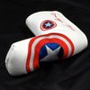 Lion Custom Shop America Shield Blade Putter Headcover, White