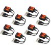 Evertech 8 Pairs Toolless 8 Megapixel Passive Video Balun UTP Cat5 / Cat6 CCTV via Network Cable for Security Camera
