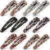 Chuangdi 12 Pieces Rhinestone Hair Clip, AB Crystal Metal Hair Clips, Crystal Hairpins Wedding Decorative Hair Clips Hair Accessories for Women Girls