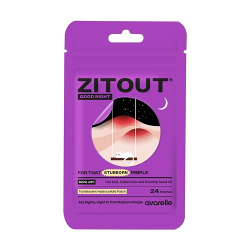 AVARELLE Spot Pimple Patches for Face | ZitOut Good Night Acne Patches | FSA HSA Acne Treatment Hydrocolloid Acne Patches | Hydrocolloid Bandages for Acne with Tea Tree Oil | Acne Spot Treatment