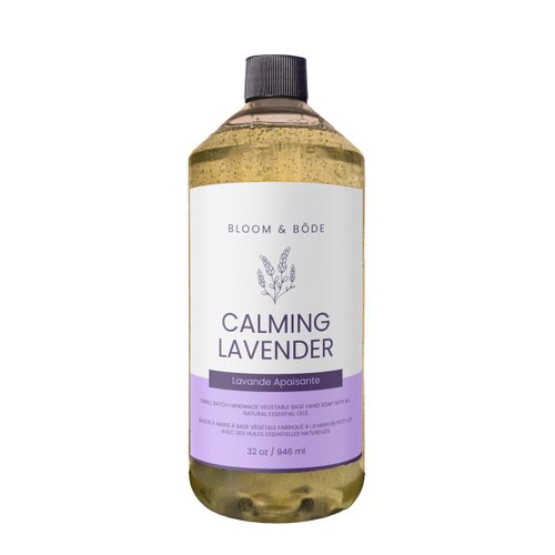 Liquid Hand Soap Refill with Essential Oils, Calming Lavender Scent, 32oz