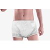 LeakMaster Adult Pull-On Vinyl Plastic Pants - Soft, Quiet and Form Fitting Incontinence Waterproof Diaper Covers for Adults - White, Small Fits 29-33 Inch Waist