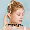 SHIYANG 1 Pair of handmade windbells hair clips, floral hair clips, Hanfu decorative hair clips, Chinese hair accessories,floral hair accessories,flower hair clips for women.(SYFJ07)