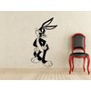 Rabbit Wall Decal Kids Cartoon Vinyl Sticker Sign Nursery Room Interior Decor Home Kids Room Wall Art Design Removable Waterproof Mural (416z)