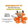MIGHTY- Microfiber Ball- Medium- Octopus – Made with Squeaker Balls and Minimal Stuffing. Strong & Tough. Interactive Play. Dog Toy Machine Washable & It Floats