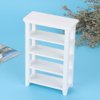 Taidda Miniature Furniture Model 4 Layers Shelf Display Rack 1:12 Doll House Accessory