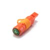 SE 5-in-1 Orange Survival Whistle with Compass, Signaling Mirror, Lanyard, and Fire Starter - 112dB, 4.5-Inch Length - Ideal for Hiking, Camping, Emergencies (2-Pack) - CCH5