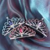 5Pcs Crystal Princess Hair Comb for Girls, Shiny Rhinestone Hair Comb for Princess Wedding Birthday Party Gift
