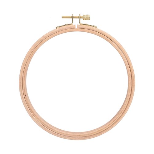 Cross Stitch Hoop, 6.5in Embroidery Hoop Wooden Round Hand Embroidery Frames Quilting Frames for Hand Quilting Thickened Embroidery Ring Scroll Frames for Cross Stitching