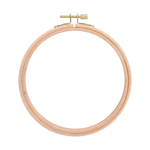 Cross Stitch Hoop, 6.5in Embroidery Hoop Wooden Round Hand Embroidery Frames Quilting Frames for Hand Quilting Thickened Embroidery Ring Scroll Frames for Cross Stitching