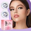 PALIMAINY Self Adhesive Eyelashes，Impress Lashes for Girls & Women | Pestañas Postizas Naturales，False Eyelashes Natural，Reusable， Natural Look, Safer & Easier Than Glue |2pairs