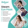 BeHoomi 20 Packs Steam Eye Mask, Heated Eye Mask Disposable Warm Compress for Eyes, Self Heating Moist Heated Eye Masks,Sleep Mask for Home Office Travel, Stocking Stuffers -Unscented