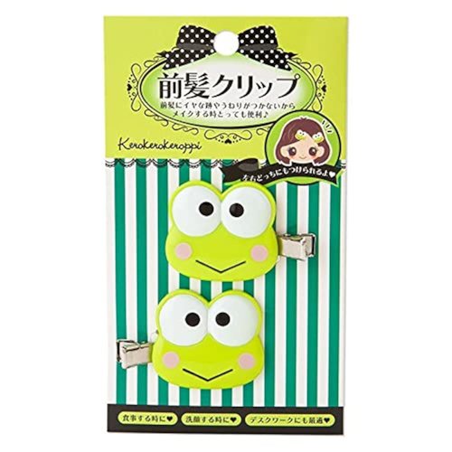 Sanrio KeroKeroKeroppi Bangs Clip Accessory Hairpin Hair Clips