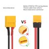 YACSEJAO XT60 Extension Cable 3.9FT/1.2M 16AWG XT60 Male to Female Connector for RC Lipo Battery Remote Control FPV Drone