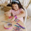 Melissa & Doug Design-Your-Own Bracelets With 100+ Sparkle Gem and Glitter Stickers - Kids Snap Bracelets, Jewelry Crafts For Kids Ages 4+