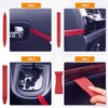 GOOACC 8PCS Auto Trim Scratch Removal Tool Car Audio Dash Panel Window Molding Fastener Remover Tool Kit-Red