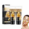 Gold Foil Peel-Off Mask, 98.4 Gold Foil Peel-Off Facial Mask, Peel-Off Anti-Wrinkle Face Mask, Anti-Wrinkle, Moisturises Deep Cleansing, Reduces Fine Lines, for All Skin Types (2 PCS)