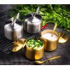 Mozacona Stainless Steel Sugar Bowl Spice Jar Storage Seasoning Pot with Lid Spoon