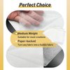 Stitch Witchery 20 Sheets, 8" x 12" Fusible Webbing for Fabric Applique, Medium Weight Fusible Interfacing, Stitch Witchery Fusible Bonding Web for Fabric for DIY Crafts