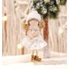 3pcs Christmas Angel Doll Decoration, Christmas Tree Hanging Ornaments, Thanksgiving Day Birthday Gifts, New Year Fairy Presents, Home Party Kids Girls Toys Pendant(GF-X3)