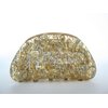 Generic Gold colorful glitter marbled hair claw clip