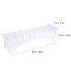 Chazcool Clipper Guard Holder, Clipper Holder with 10 Grid Base, Professional Barber Guards for Universal Hair Clippers(10 Grid)