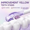 Purple Teeth Whitening - Purple Toothpaste for Teeth Whitening V34 Color Corrector Purple Toothpaste Grape & Mint Flavor for Tooth Stain Removal