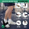 TOPJUM Dumbbell Foot Attachment, Tibialis Trainer, Adjustable Ankle Weights for Monkey Feet, Tib Bar, Ankle Straps for Weight Lifting, Leg Workouts at Home for Hip Flexors, Shin Splint, Hamstring