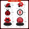 Ladybug Fancy Birthday Party Decoration Kit Cute Ladybug Birthday Banner Ladybug Honeycomb Centerpiece Ladybug Hanging Swirls Ladybug Party Decoration for Girls Birthday Baby Shower Party Supplies