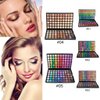Pure Vie Professional Hightlight Eyeshadow Palette Makeup Contouring Kit - 120 Colors Highly Pigmented Warm Matte Shimmer Natural Cosmetic Eye Shadows Pallet #4