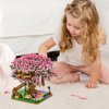 Cherry Blossom Tree Building Set,(2008pcs) Flowers Bonsai Tree Mini Blocks Kit for Adult,Japanese Sakura-Tree House Building Blocks Set,Gift Ideas for Girls 8 10 12 14+