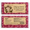 Big Dot of Happiness Little Cowboy - Western Candy Bar Wrappers Baby Shower or Birthday Party Favors Set 24