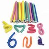 Pinkiou Hair Curlers Rollers Flexi Rods 42 Pack Twist-flex Rods 7 Sizes Flex Rods for Hair with Bag Flexi Hair Roller Set Hair Foam Curler