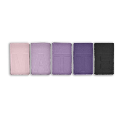 L.A. COLORS 5 Color Matte Eyeshadow Palette, Purple Cashmere CEM473