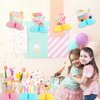 Jollyboom Ice Cream Table Centerpieces for Girls, Sweet One 1st Birthday Honeycomb Centerpiece We All Screamed for Ice Cream Double-sided Honeycomb Centerpiece for Summer 1st Birthday Baby Shower