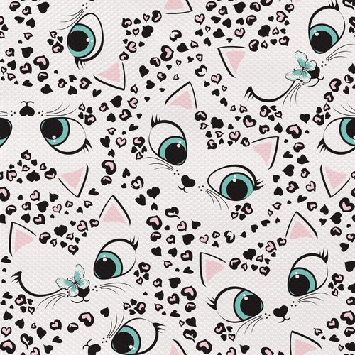 ForPro FUN Meow Magic 5" Foil Sheets, Aluminum Foil, Pop-Up Foil Dispenser, Hair Foils for Color Application and Highlighting Services, Food Safe, 5” W x 10.75” L, 100-Count