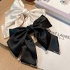 JKQBUX Elegant Satin Hair Bow Clips For Women girls crystal pearl Bow Barrettes Hair Accessories Wedding Party Christmas 1PC