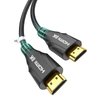 Cratree HDMI Cables 15FT Long - 8K Ultra High Speed HDMI Cable,48Gbps HDMI Braided Cord,8K 60hz,4K 120hz,eARC,HDCP 2.2&2.3 - Compatible for HDTV/PS5/Xbox