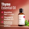 H’ana Thyme Essential Oil for Hair - 100% Natural Thyme Oil for Skin - Thyme Essential Oil for Diffuser (1 Fl Oz)