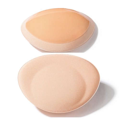 Adhesive Bra Insert Pads Reusable Breast Enhancer Bra Pads Removable Breathable Sticky Push Up Inserts Pad Bra