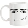 Fonhark - Funny Gamer Mug Set, MAN FACE Mug, WOMAN Face Mug, Birthday Mug, (Pack of 2), 11 Oz Novelty Coffee Mug/Cup, White