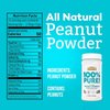 Crazy Richard’s - 100% All-Natural Peanut Powder, Powdered Peanut Butter, No Sugar Added, Non-GMO, Vegan Resealable Jar Pack of 1 x 6.5oz
