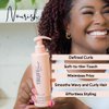 TruffLuv | Nourish Collection Argan Curl Cream, Infused with Black Truffle Extract, Curl Defining Styling Cream, Enhances Curls & Waves, De-Frizzes & Smooths, Paraben Free, Sulfate Free, 8.45 Fl Oz