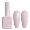 CANNI Nude Gel Nail Polish, 1Pcs Nude Pink Gel Polish Light Purple Color Nail Polish Gel High Gloss Soak Off U V Gel Nail French Nail Manicure Salon DIY
