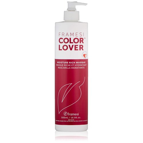 Framesi Color Lover Moisture Rich Masque, 16.9 fl.oz, Sulfate Free Hair Mask for Color Treated Hair